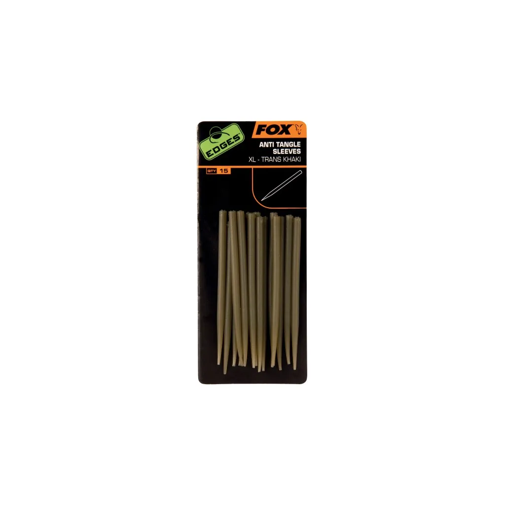 Fox Edges Anti Tangle Sleeves XL Khaki
