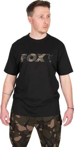 Fox Black Camo Logo T-Shirt XXL