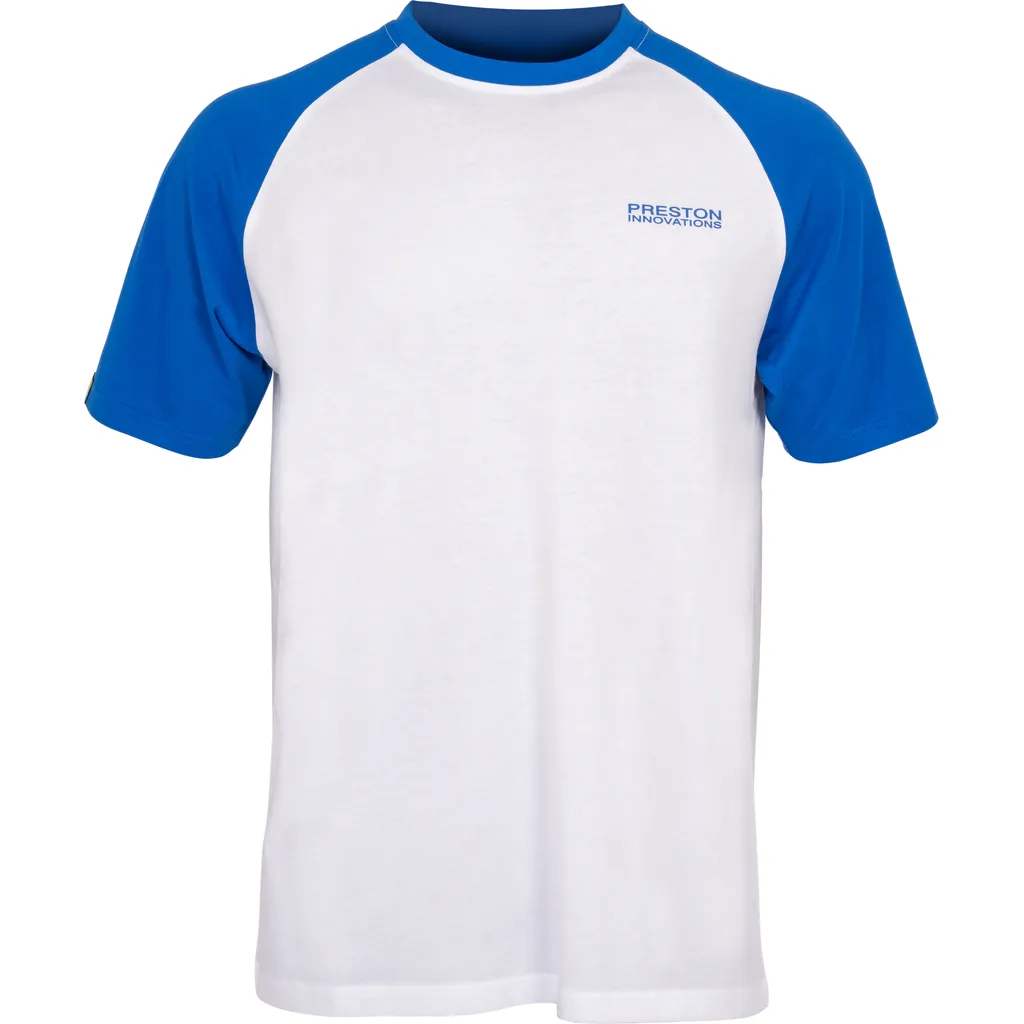 Preston Lightweight White Raglan T-Shirt XXXXL