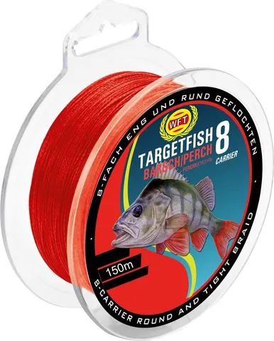 WFT TF8 Geflochtene Schnur 0.1mm 7kg 150m Red