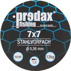 Predax Stahlvorfach 7x7 0.36mm 12kg Stainless Steel