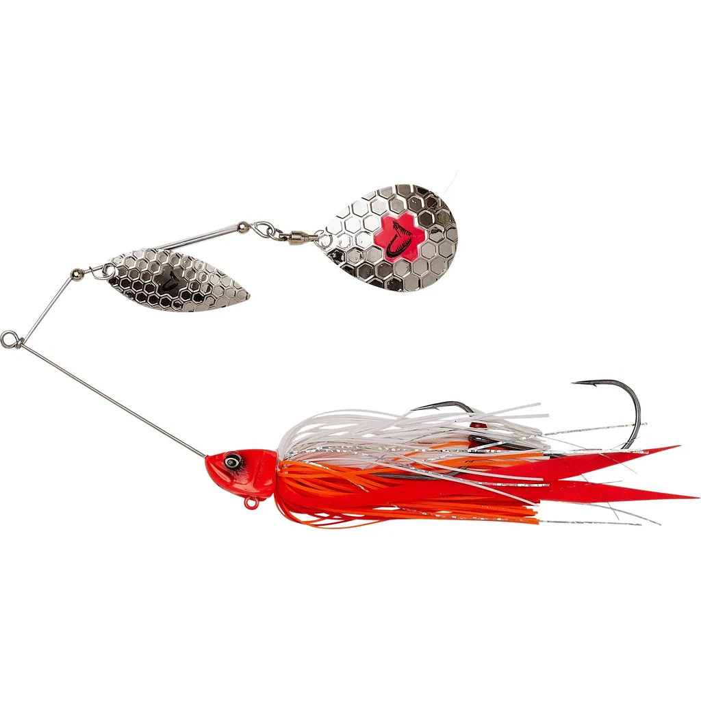 Savage Gear Da Bush Spinnerbait 18cm 42g Red Head Silver