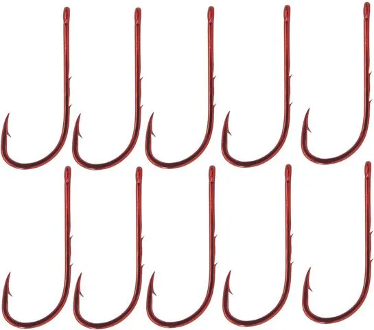 Gamakatsu LS-5213 Haken Rot Mit Widerhaken