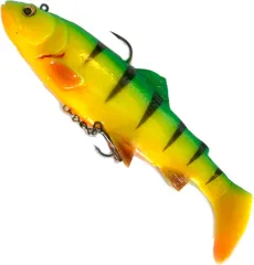 Savage Gear 3D Trout Rattle Shad Gummifisch 20.5cm 103g Langsam Sinkend Firetiger