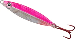 Kinetic Dragon Skirted Jigs 60g 8.5cm Silver Pink