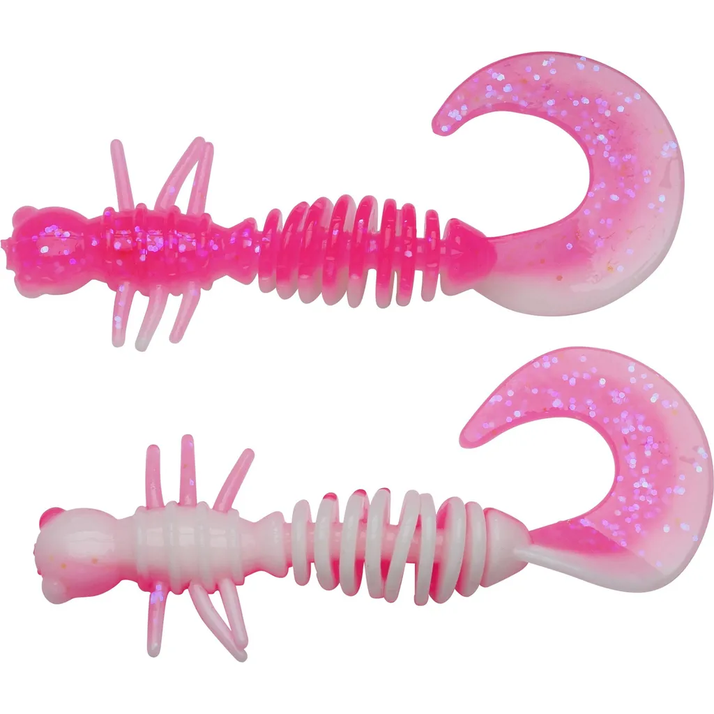 Berkley PowerBait Power Curly Gummiköder 5.5cm Pink White