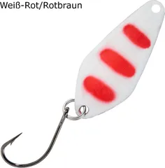 Balzer Spoon Searcher 2.1g Weiß-Rot/Rotbraun