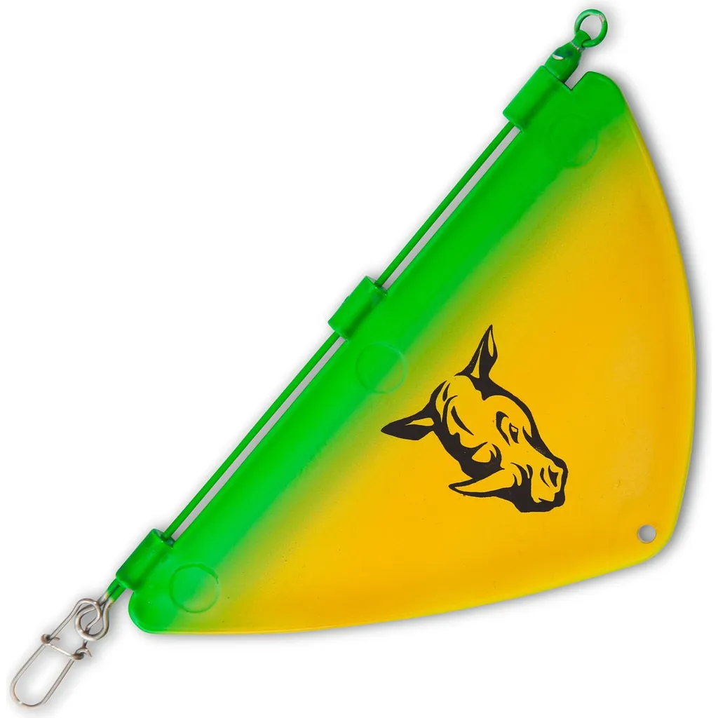 Rhino Anti Kink Rig-Zubehör 11,5cm Gold Green Dolphin