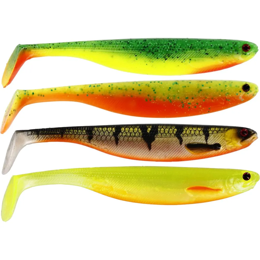 Westin Shadteez Slim Gummifische Dark Water Mix Set 7.5cm 3g 4pc