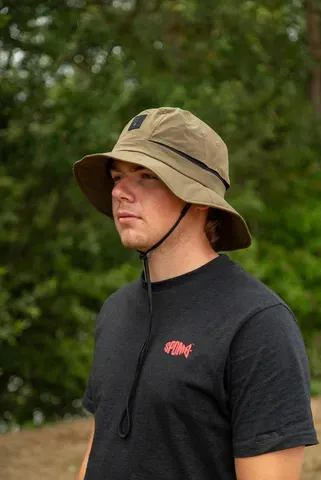 Fox Khaki Boonie Bucket Hat Polyester