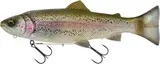 Savage Gear 3D Line Thru Pulsetail Trout Softbaits 20cm 102g Slow Sink Clear Rainbow Trout