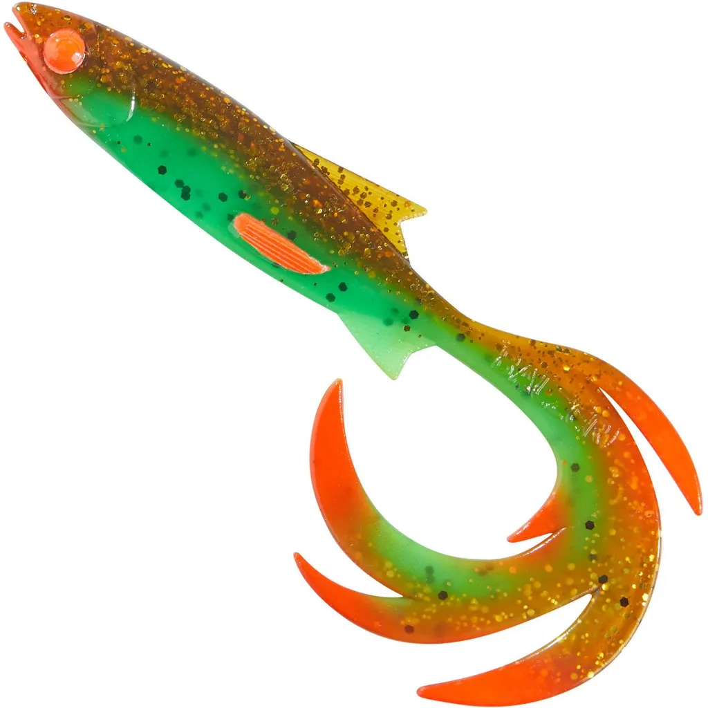 Balzer Shirasu Reptile Shad Gummifische 7cm 1.5g Chartreuse Motoroil