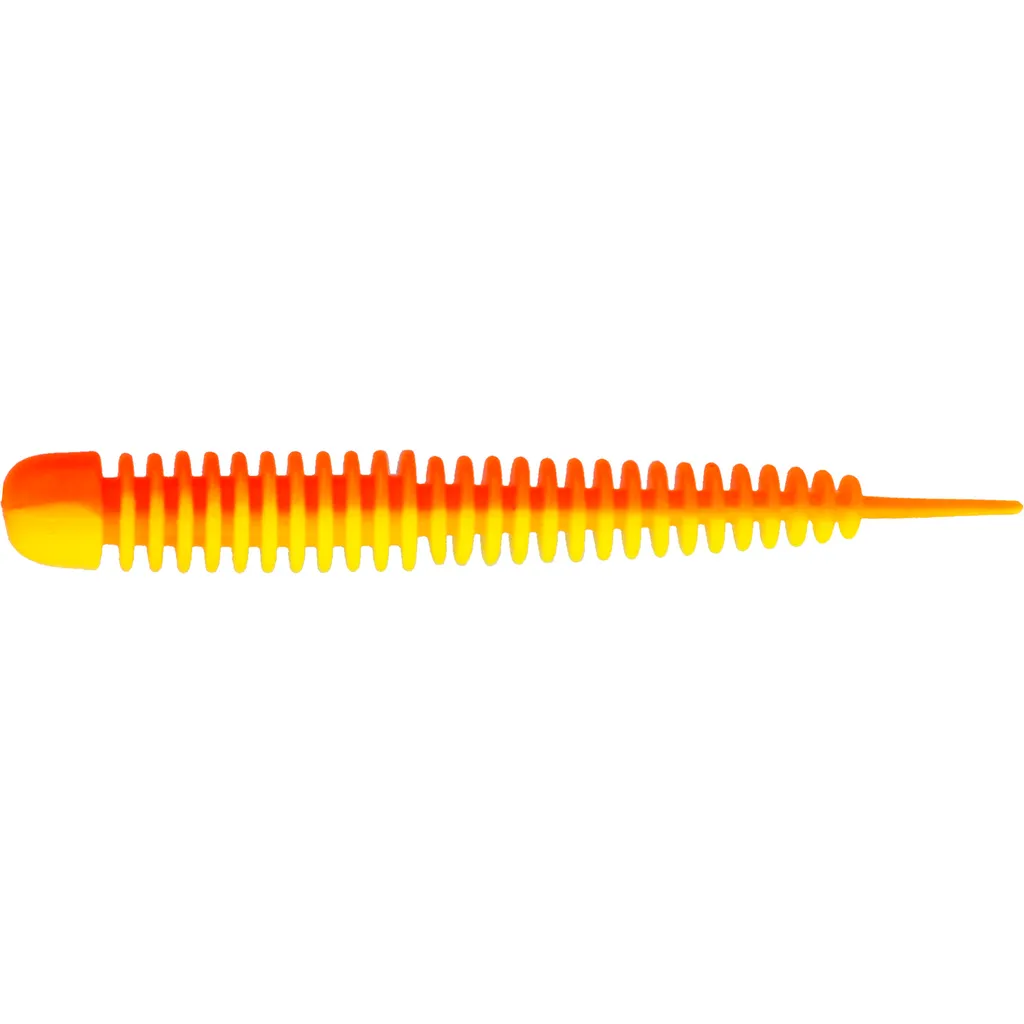 Kinetic Wriggly Gummiköder 7.5cm 2.1g Yellow Orange