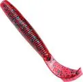 Strike King Rage Ned Cut-R Worm 7.5cm 9pc Red Bug