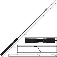 Tubertini Virus SB Evo Spinning Rod 1.75m 1–4g 2pc