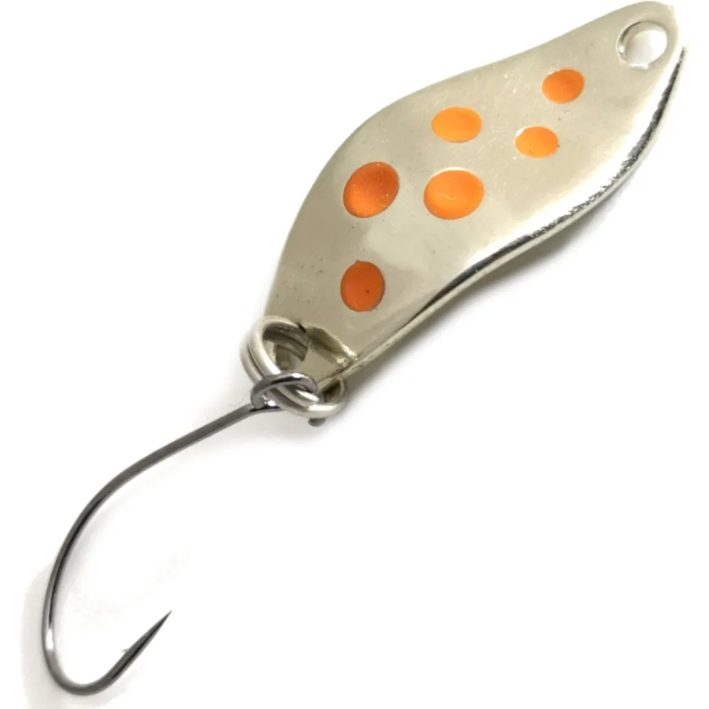Troutwerk Spoon 1.5g 2.3cm Silber Orange Punkte