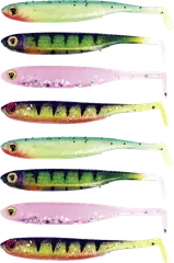 Fox Rage Micro Tiddler Fast UV Softbaits Pack 2 5cm Mixed