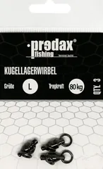 Predax Kugellagerwirbel black nickel 80kg