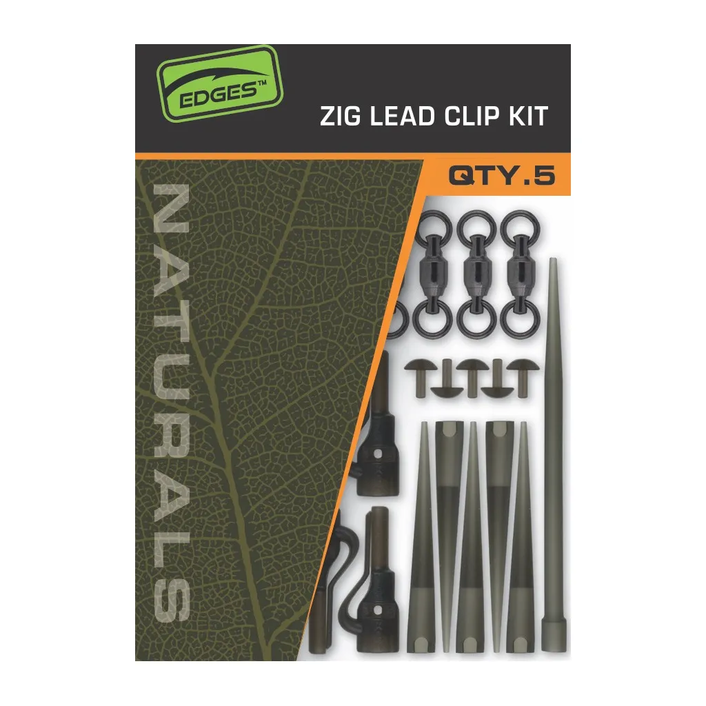 Fox Edges Naturals Zig Lead Clip Kit CAC845
