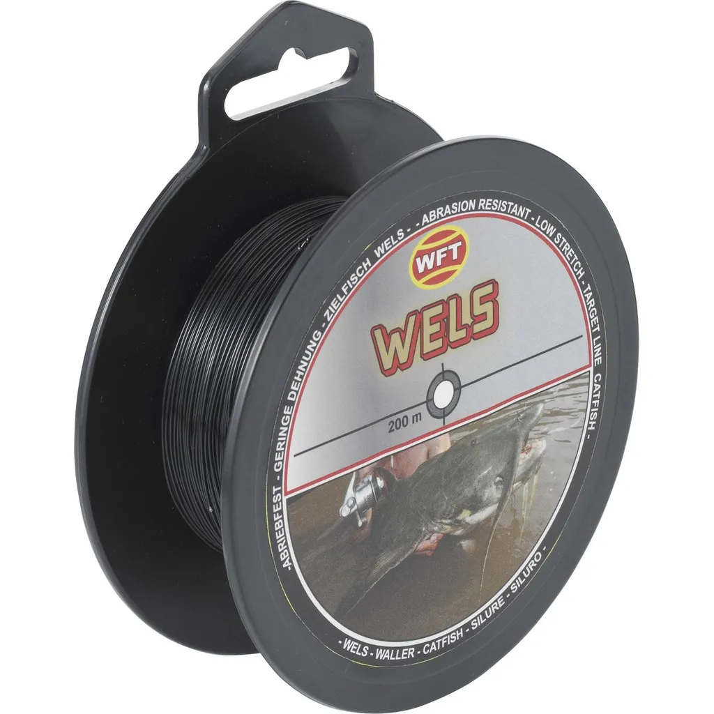 WFT Zielfisch Wels 200m Monofile Schnur 0.50mm 16.5kg