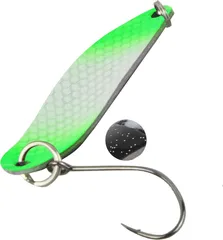 FTM Spoon Hammer 3.3cm 2.4g Neongrün Lumi/Schwarz Mit Glitter Lumi
