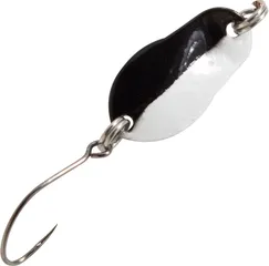FTM Spoon Track 1.9cm 0.7g Schwarz Weiß/Schwarz Mit Grünem Punkt