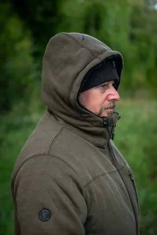 Fox Collection Sherpa Hoody Black/Orange S