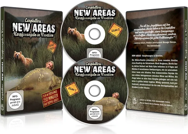 Carp Killers DVD New Areas - Karpfenangeln in Kroatien 250min
