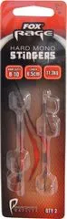 Fox Rage Hard Mono Stinger Angsthaken 2 pcs 8 & 10 Drilling Hard Mono