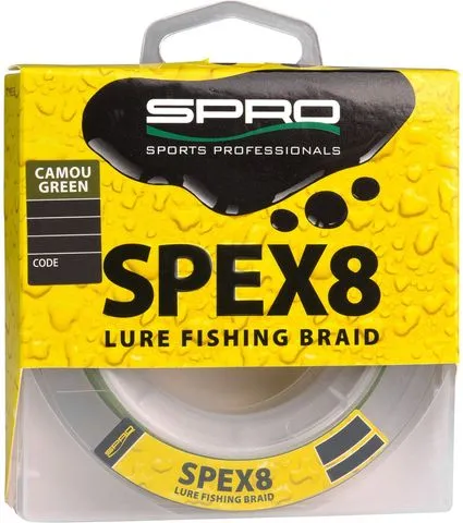Spro Spex8 Braid Braided Line 0.27mm 18.2kg 150m Camo Green