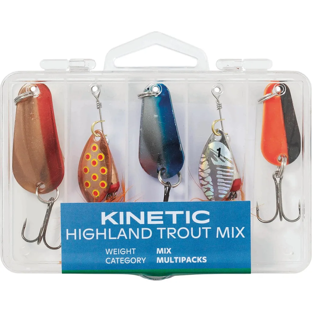 Kinetic Highland Trout Köderset 5pcs