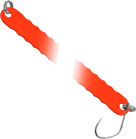 FTM Spoon Curl Kong 6.7cm 3.5g Neon Orange Lumi/Black Glitter