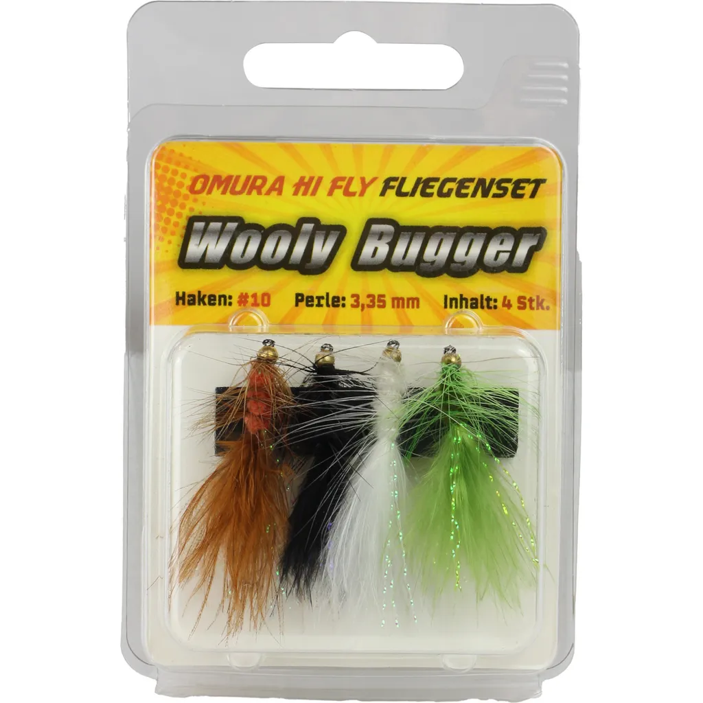 FTM Omura Hi-Fly Fliegen Wooly Bugger 2 #10