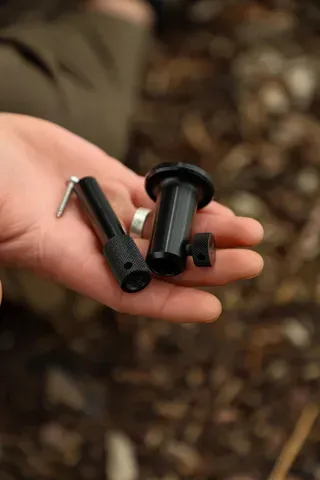 Fox Black Label Slim Stage Stands x2 Screw Mount