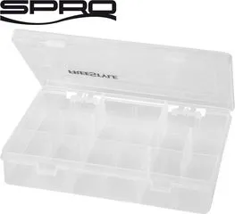 Spro Freestyle Tackle Box 20x14x4cm Transparent Plastic Two Closures