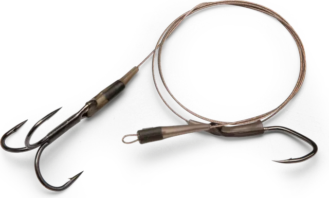 Zebco DB Series Float Rig Leader 14kg 1+2 Steel Carbon Steel