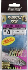 Ragot Rainbow Skin Fluoro Heringsvorfach 0,22mm 6 #8 Natur