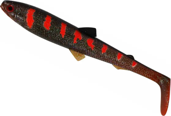 Westin Bullteez Shadtail 24cm 107g Motoroil Blood