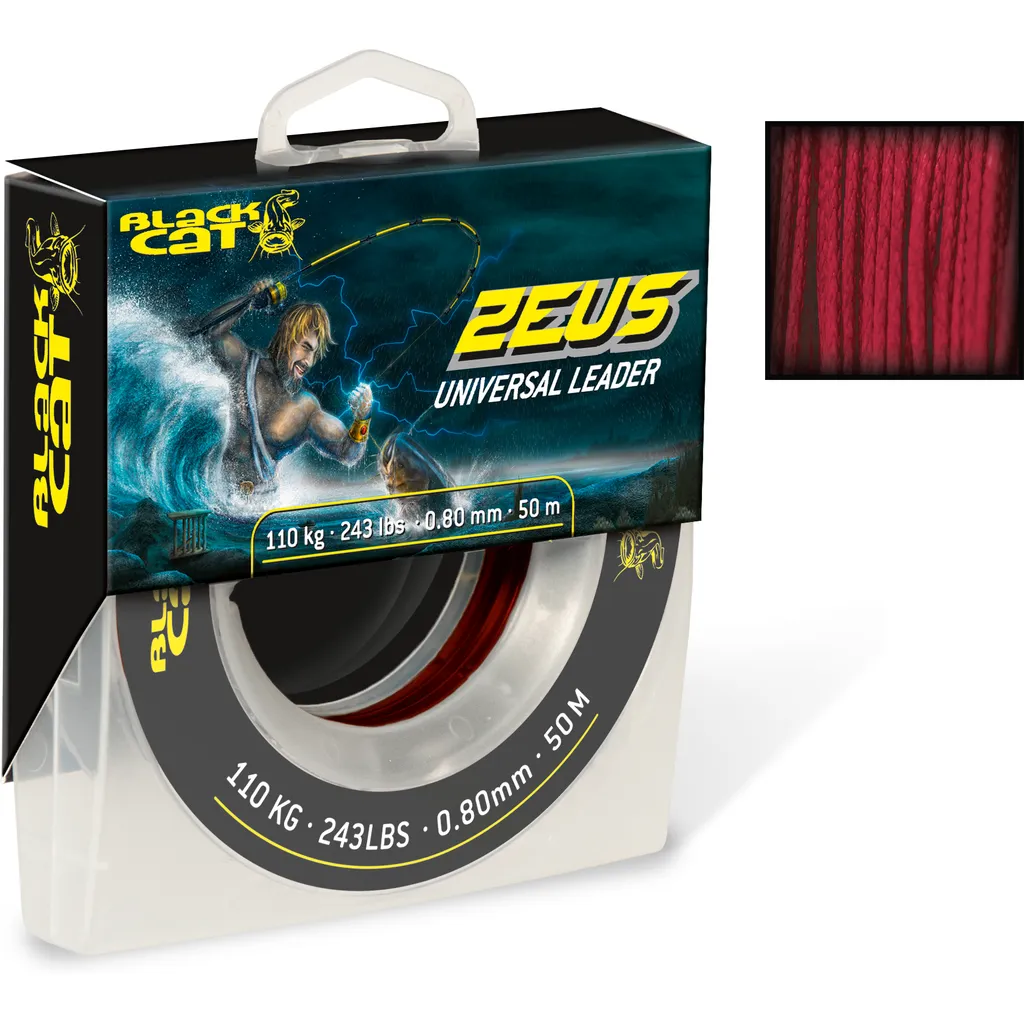 Black Cat Zeus Universal Leader 0.60mm 85kg 70m