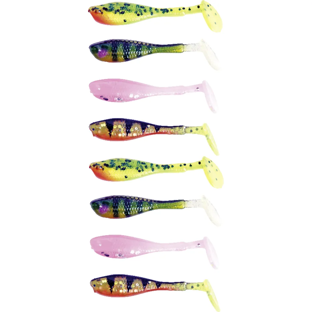 Fox Rage Mini Fry Gummifische 4cm UV Mixed 8pc