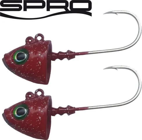 Spro Fish Head Jig 10g 5/0 Red