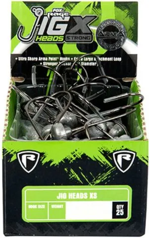 Fox Rage X Strong Jig Heads 30g 6/0 Mushroom