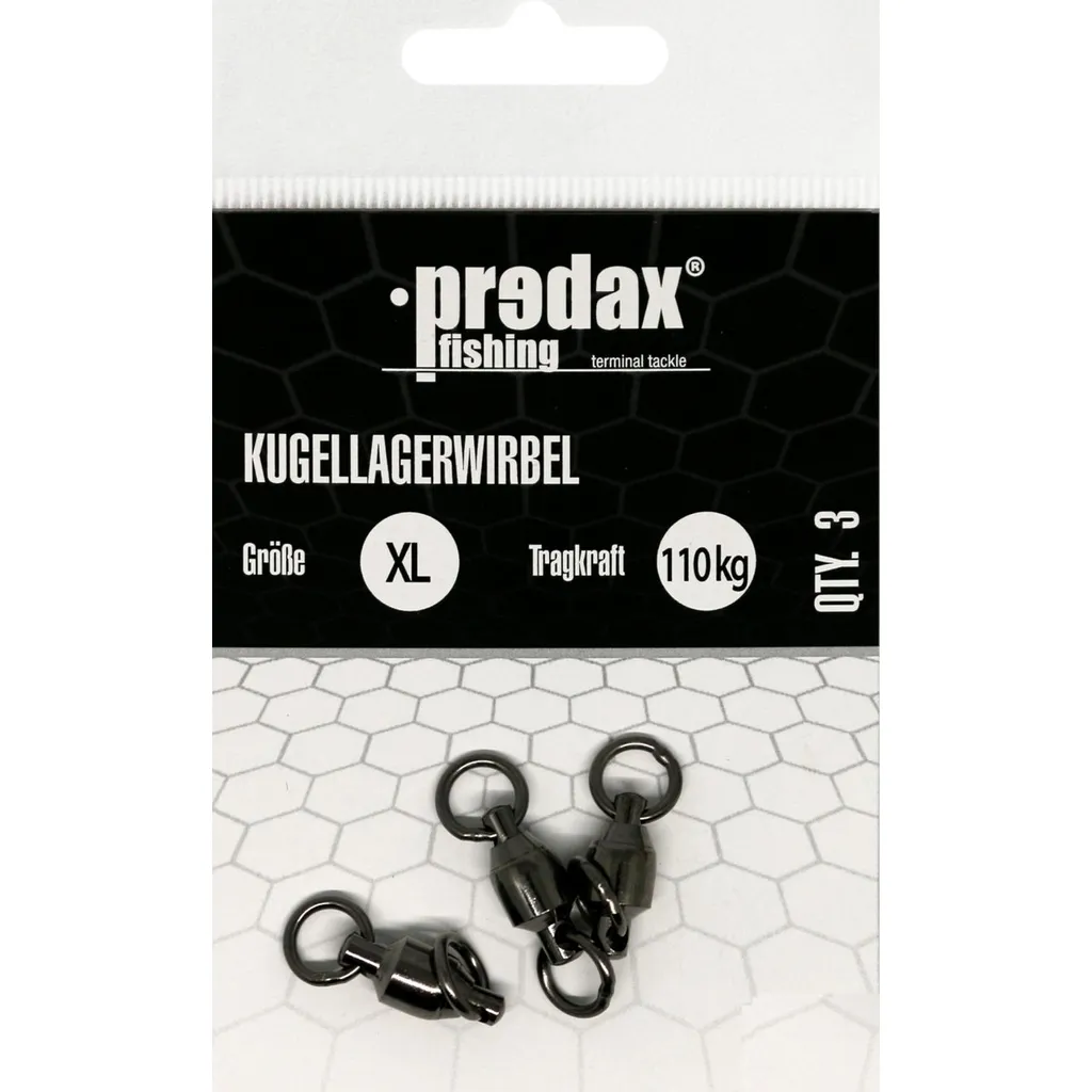Predax Kugellagerwirbel Black Nickel 110kg