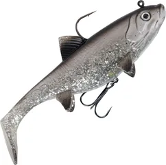 Fox Rage Replicant wobble Swimbait 23cm 155g UV Silver Bait Fish