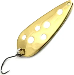 Troutwerk Spoon 4cm 5g Gold-Coloured/White Dots