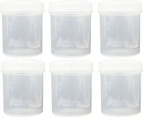 Fox Bait Tubs Full Size Clear 6.5cm 8.4cm