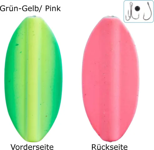Balzer Pro Staff Series Spoon Inliner 1.9g Grün-Gelb/Pink