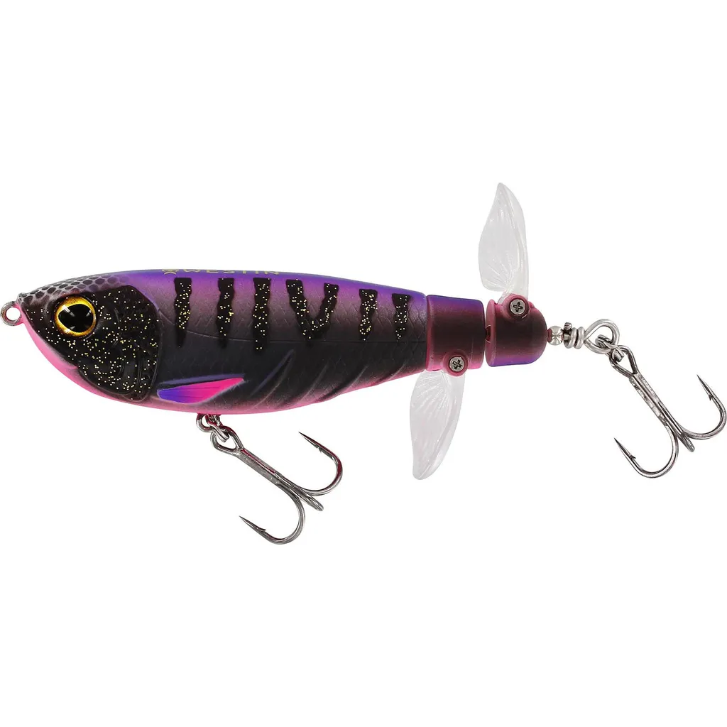 Westin Spot-On Twin Turbo Oberflächenköder 9cm 19g Black Haze