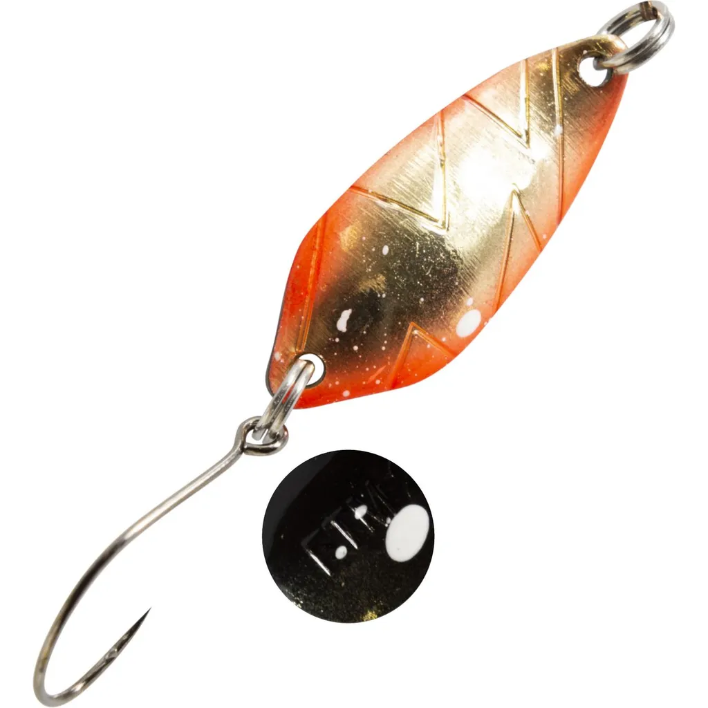 FTM Spoon Strike Blinker 2.1g Orange Gold Weiß Schwarz Weiß