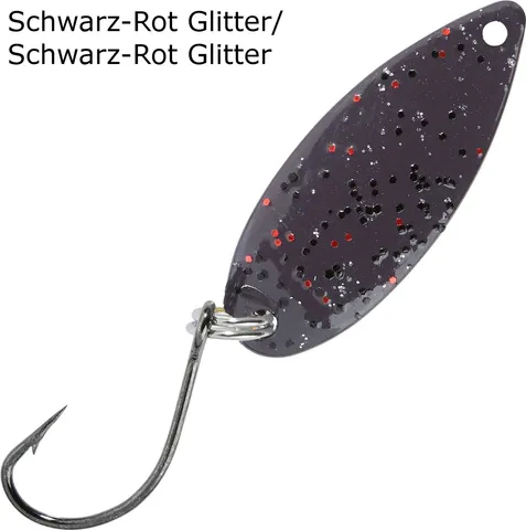 Balzer Spoons Pro Staff Series Catcher 2g Schwarz-Rot Glitter/Schwarz-Rot Glitter